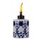 Tiki TIKI Blue/White Glass 5.75 in. Tiedye Tabletop Torch 1 pc 1120101 - alternate 6